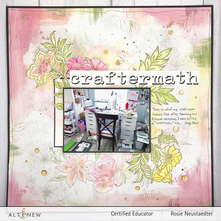 Altenew Stamp & Die Bundle Rosy Blooms Stamp & Die Bundle