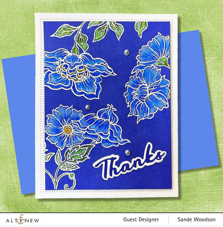 Altenew Stamp & Die Bundle Rosy Blooms Stamp & Die Bundle