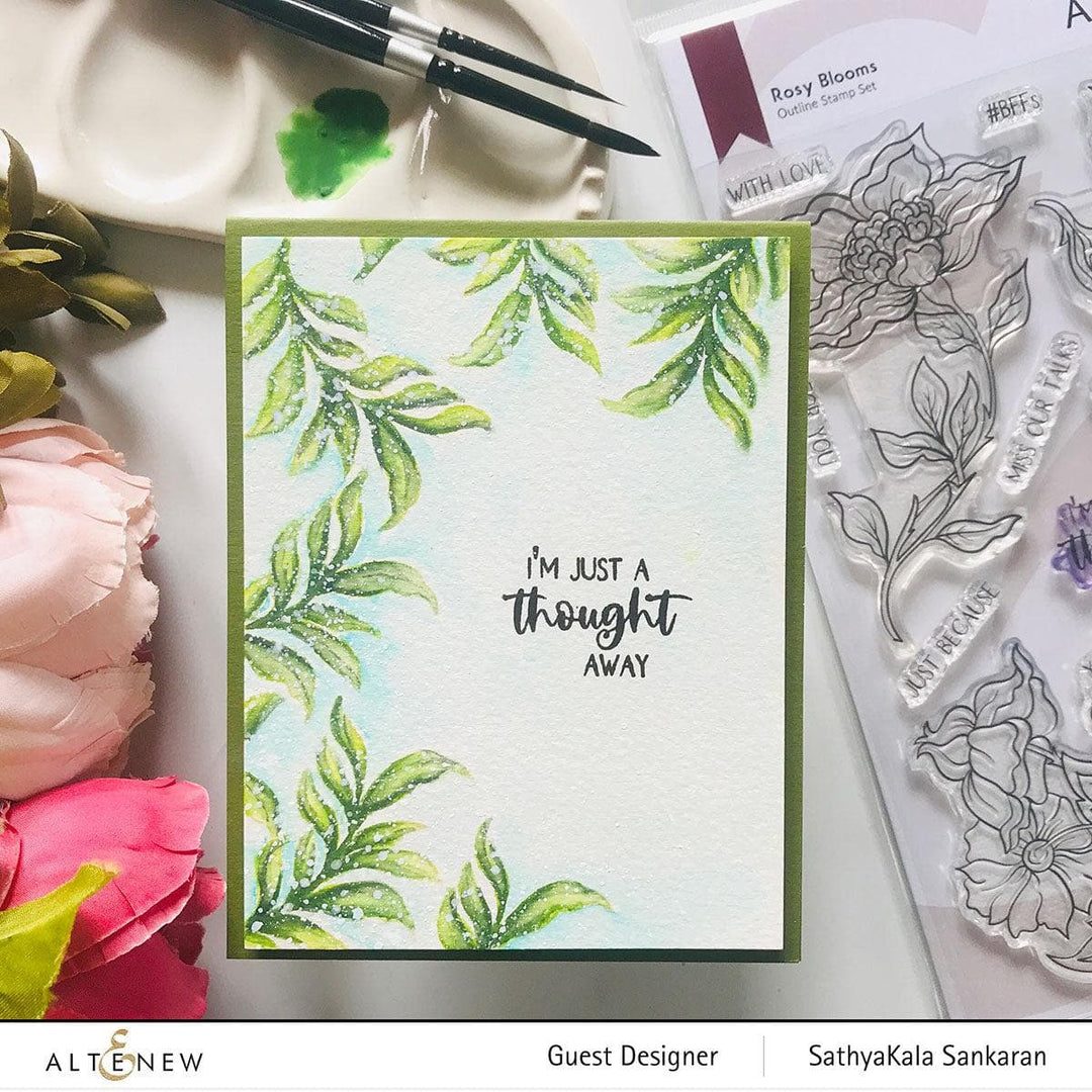 Altenew Stamp & Die Bundle Rosy Blooms Stamp & Die Bundle