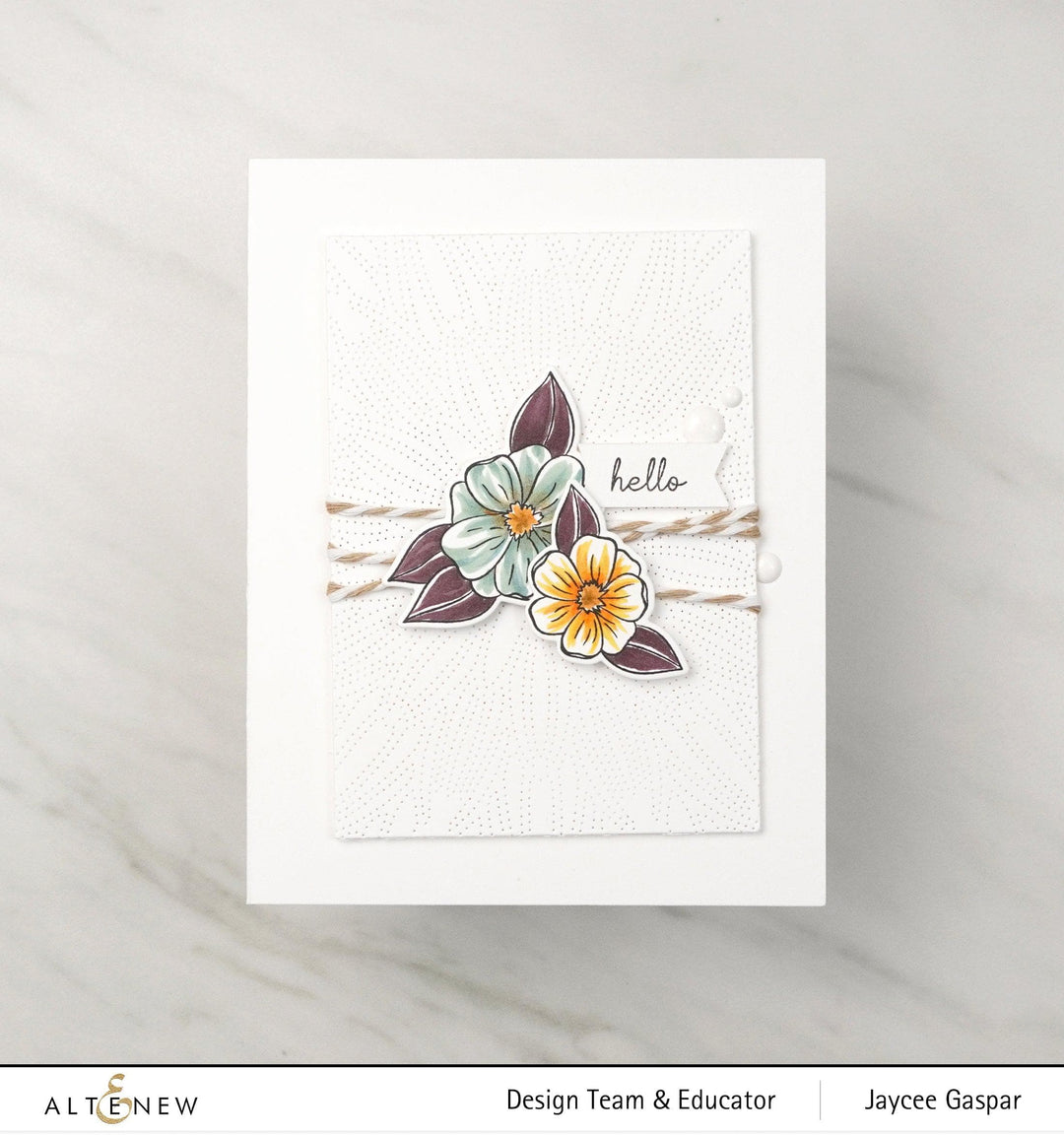 Altenew Stamp & Die Bundle Rounded Blossoms Stamp & Die Bundle