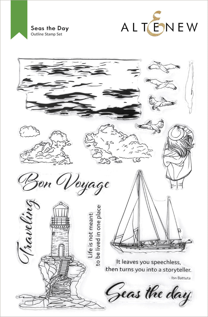 Altenew Stamp & Die Bundle Seas The Day