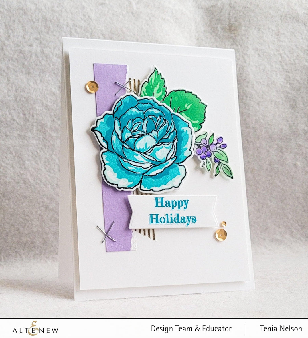 Altenew Stamp & Die Bundle Shrub Rose Complete Bundle