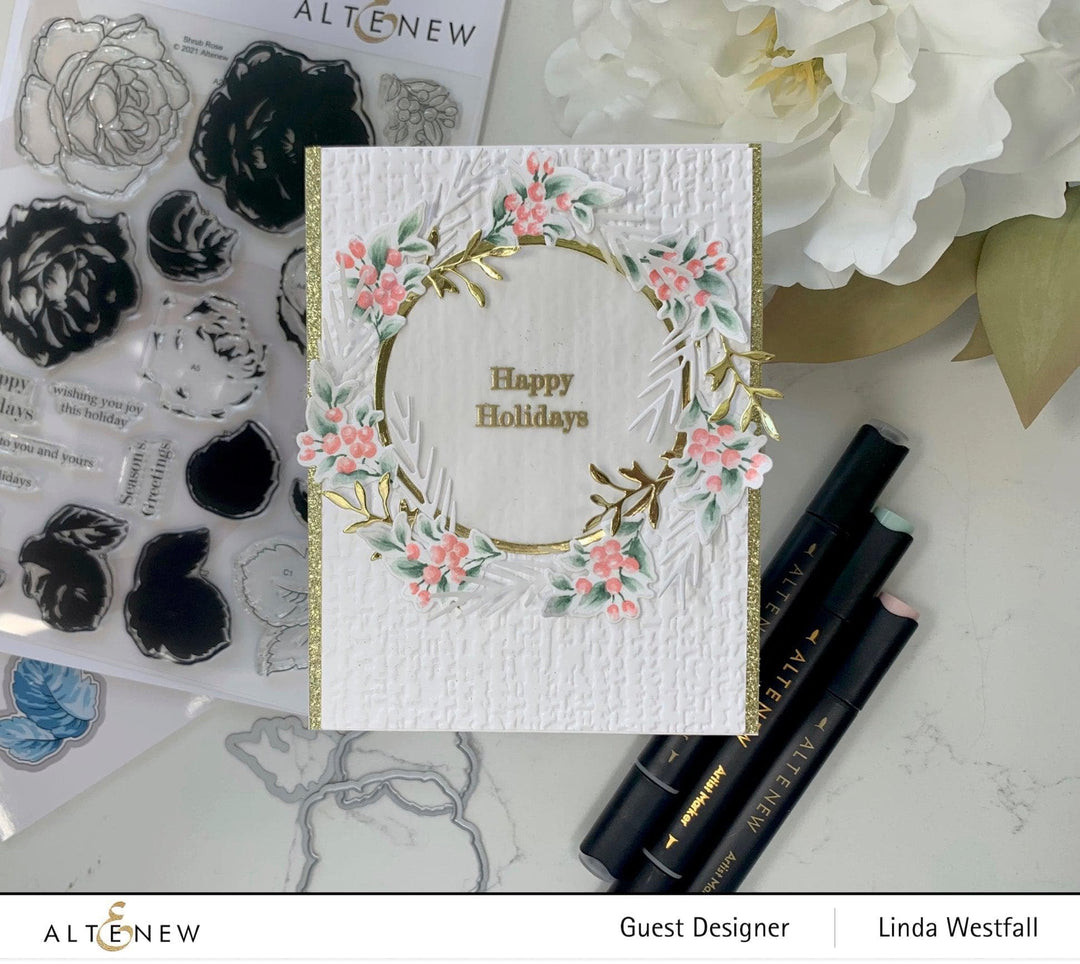 Altenew Stamp & Die Bundle Shrub Rose Complete Bundle