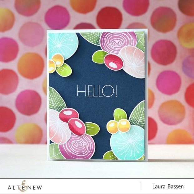 Altenew Stamp & Die Bundle Simple Flowers Stamp & Die Bundle