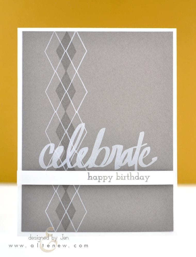 Altenew Stamp & Die Bundle Simple Shapes Stamp & Die Bundle