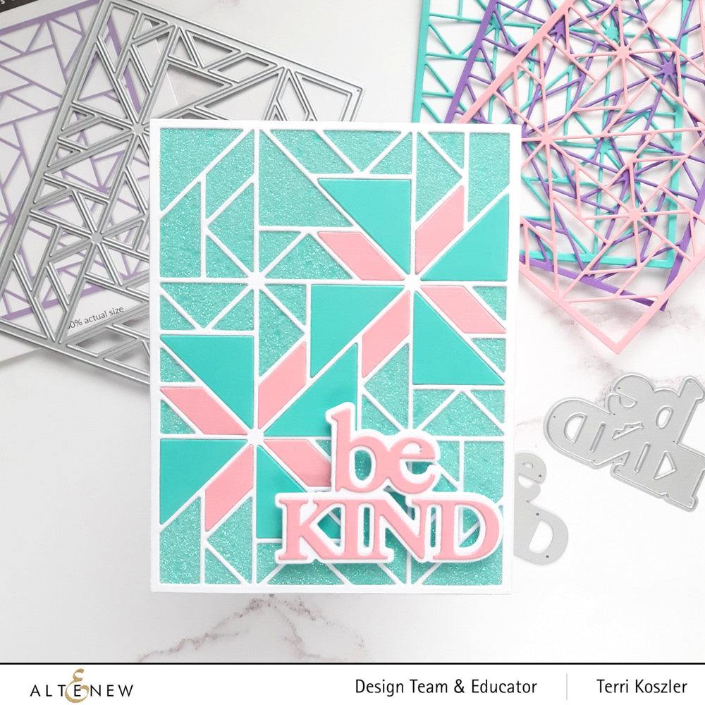 Altenew Stamp & Die Bundle Simple Shapes Stamp & Die Bundle