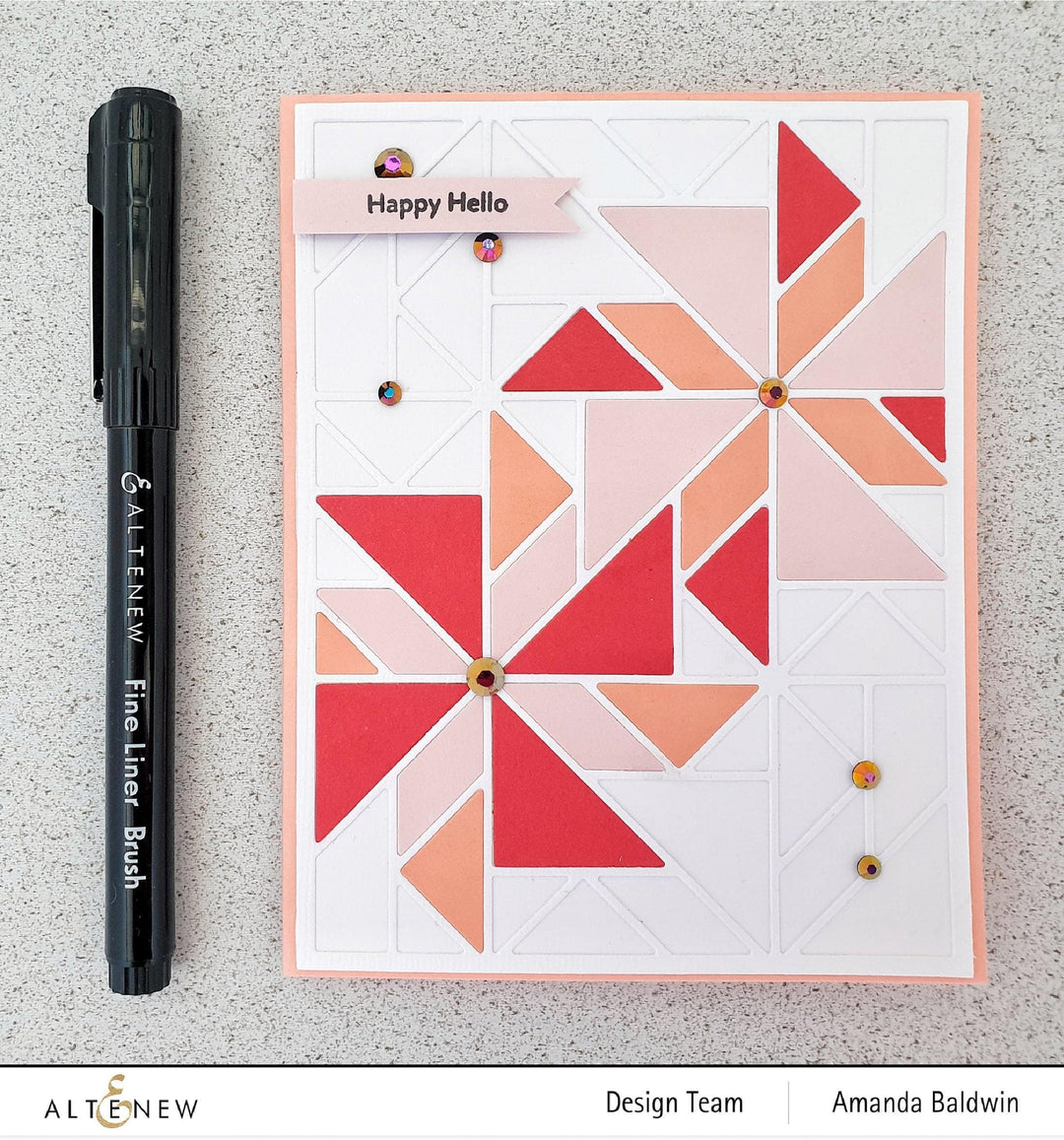 Altenew Stamp & Die Bundle Simple Shapes Stamp & Die Bundle