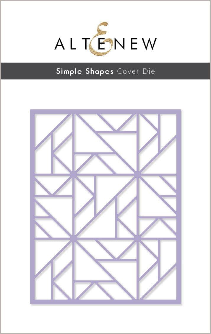 Altenew Stamp & Die Bundle Simple Shapes Stamp & Die Bundle