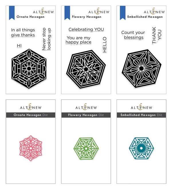 Altenew Stamp & Die Bundle Simply Scientific Mini Stamp & Die Bundle