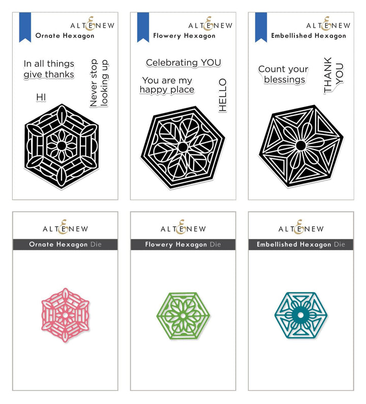Altenew Stamp & Die Bundle Simply Scientific Mini Stamp & Die Bundle