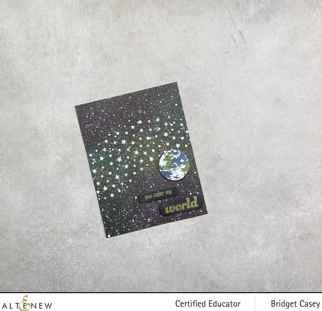 Altenew Stamp & Die Bundle Small World Stamp & Die Bundle