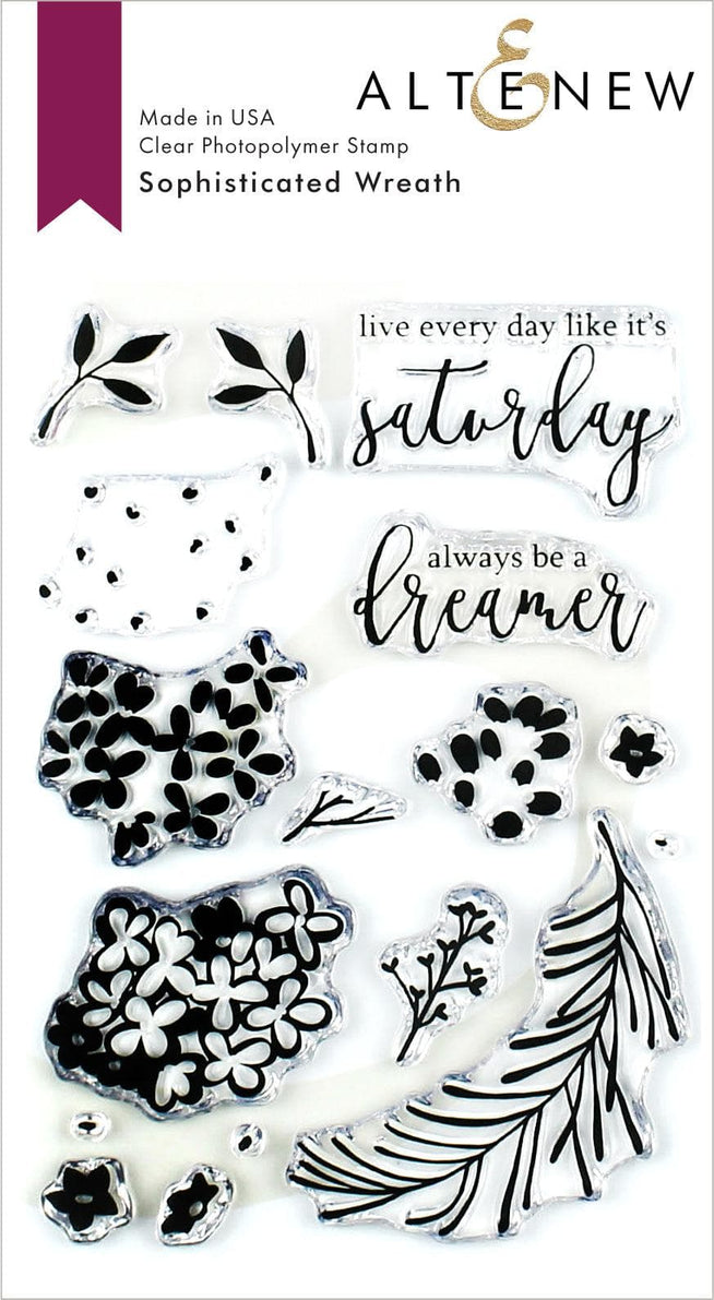 Altenew Stamp & Die Bundle Sophisticated Wreath Stamp & Die Bundle