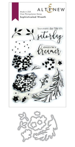 Altenew Stamp & Die Bundle Sophisticated Wreath Stamp & Die Bundle