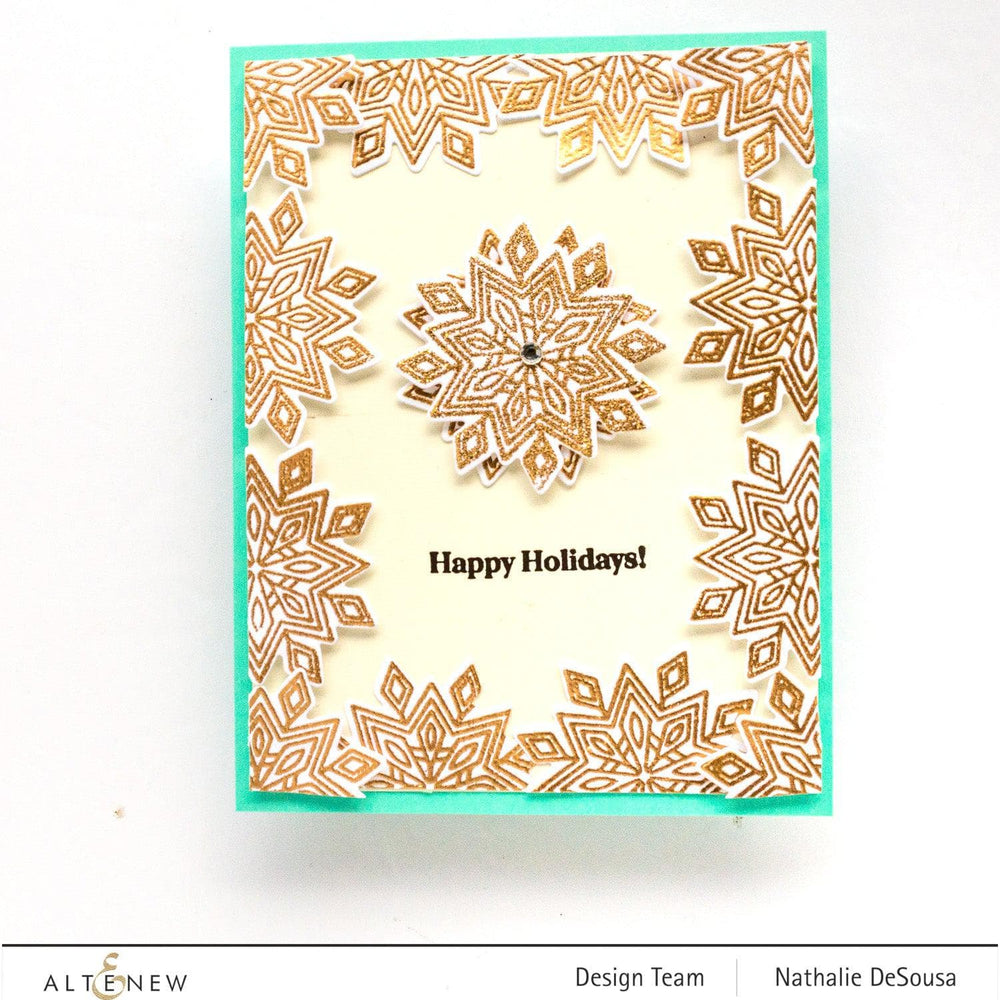 Altenew Stamp & Die Bundle Sparkly Snowflake Stamp & Die Bundle