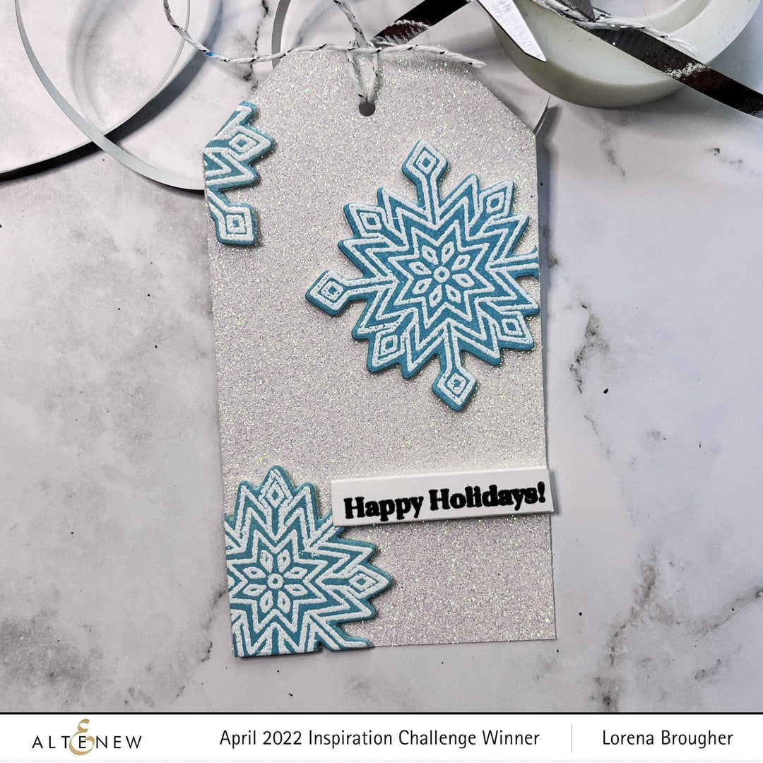 Altenew Stamp & Die Bundle Sparkly Snowflake Stamp & Die Bundle