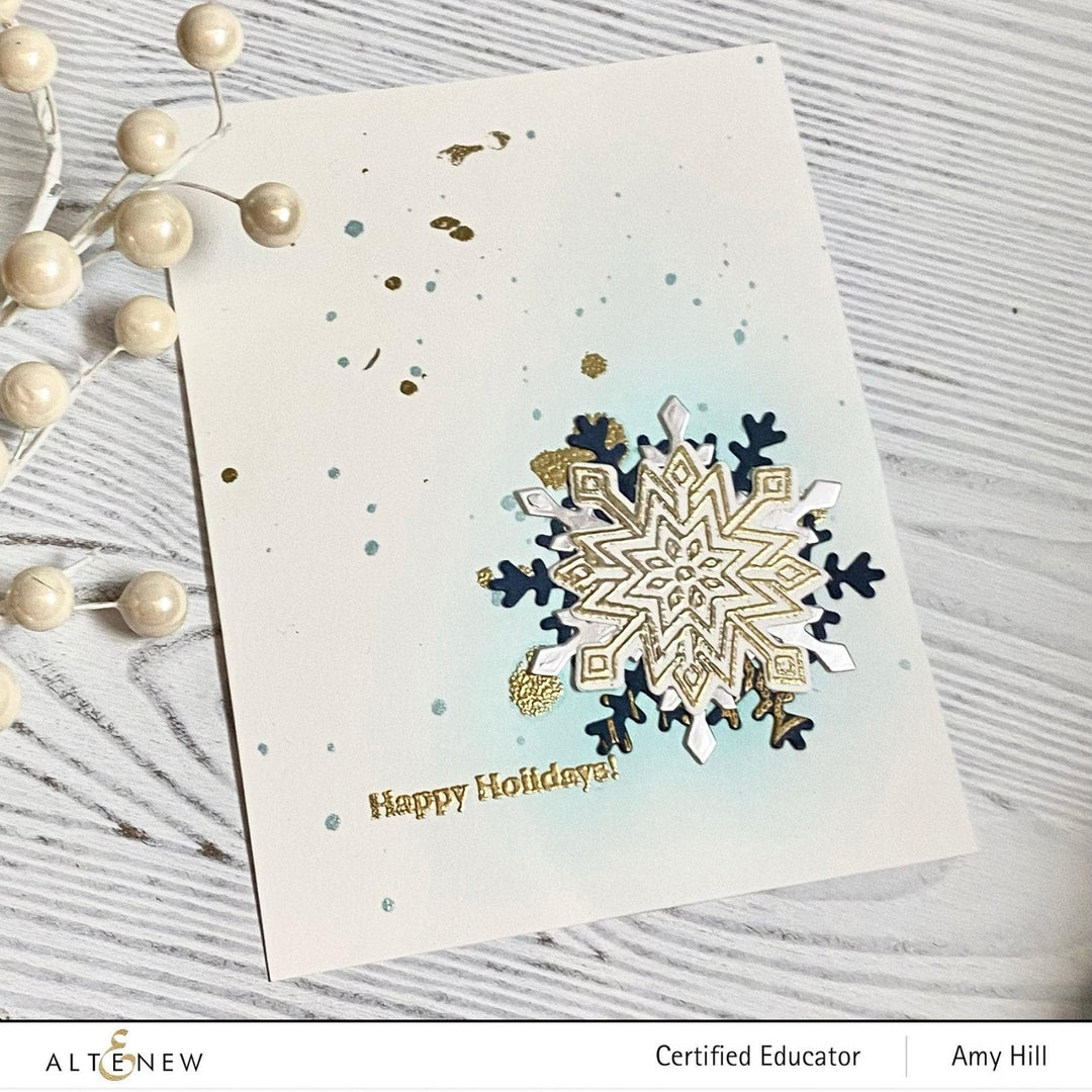 Altenew Stamp & Die Bundle Sparkly Snowflake Stamp & Die Bundle