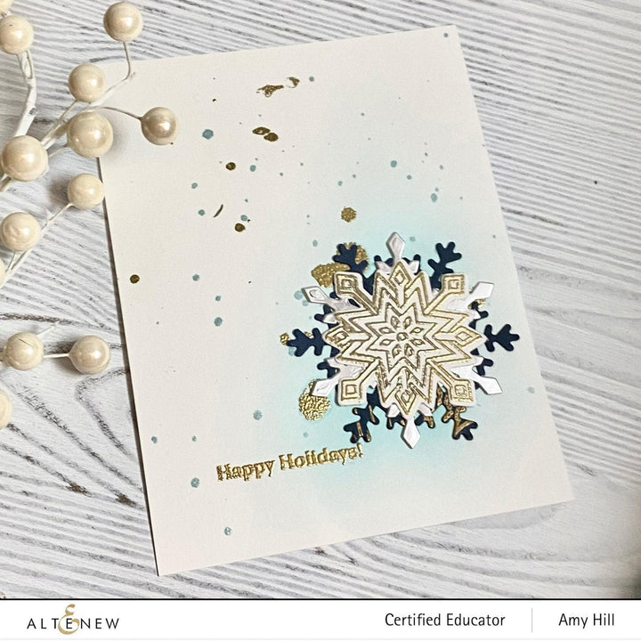 Altenew Stamp & Die Bundle Sparkly Snowflake Stamp & Die Bundle