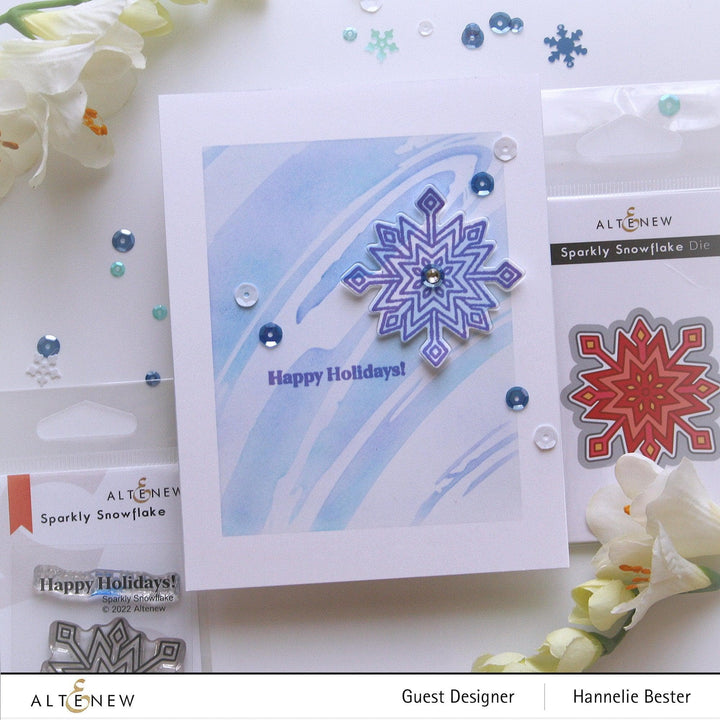 Altenew Stamp & Die Bundle Sparkly Snowflake Stamp & Die Bundle