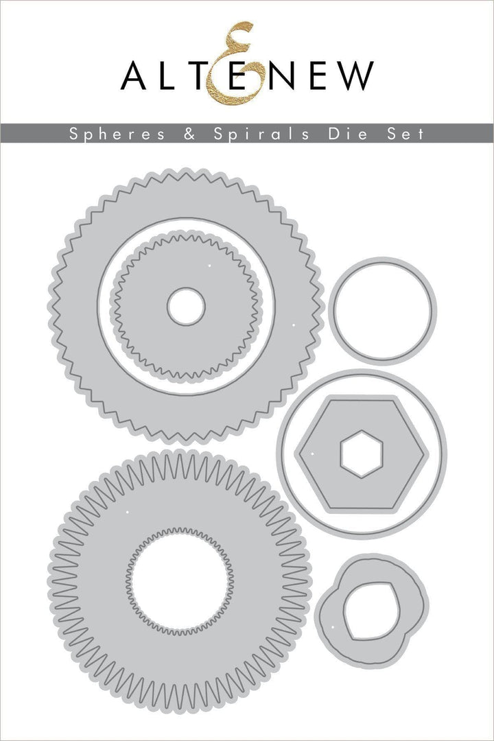 Altenew Stamp & Die Bundle Spheres & Spirals Stamp & Die Bundle