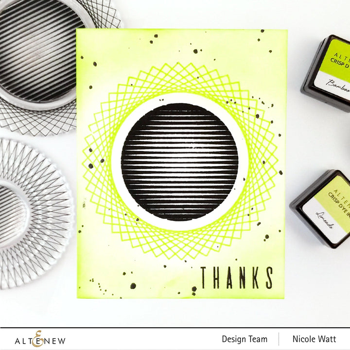 Altenew Stamp & Die Bundle Spheres & Spirals Stamp & Die Bundle