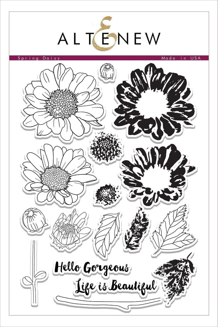 Altenew Stamp & Die Bundle Spring Daisy Stamp & Die Bundle