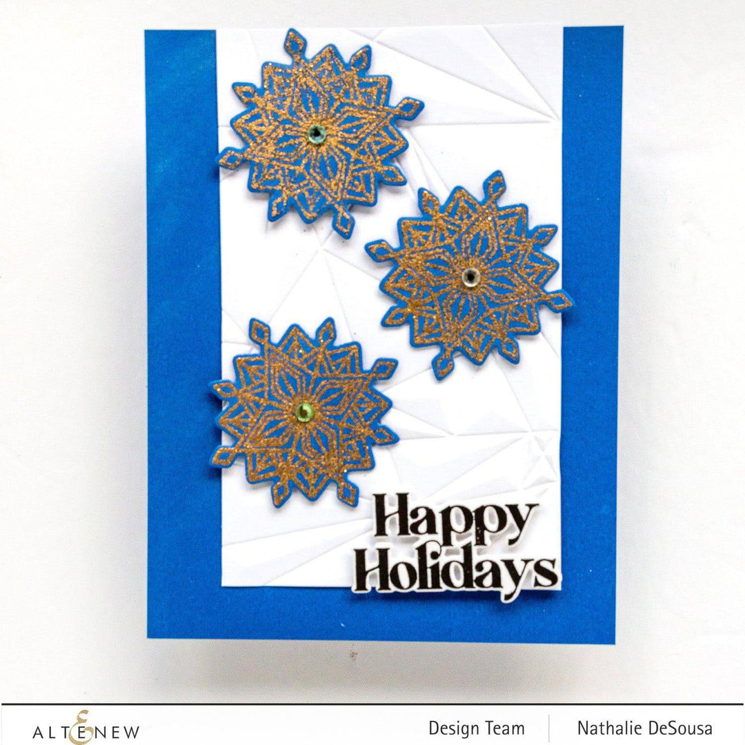 Altenew Stamp & Die Bundle Stacked Snowflake Stamp & Die Bundle