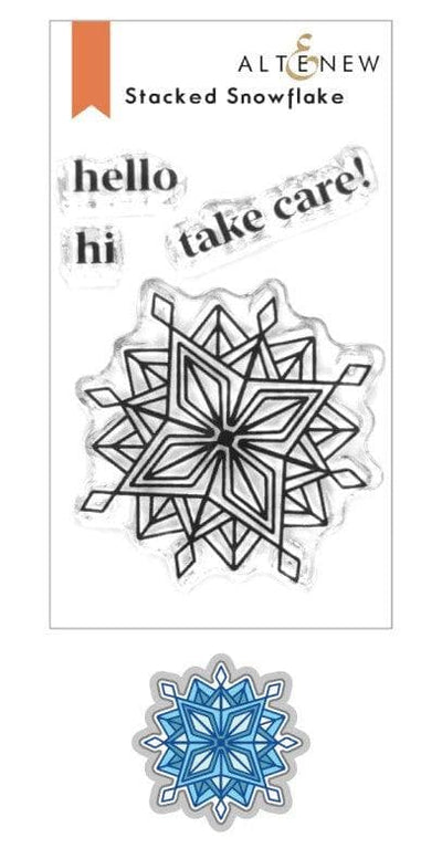 Altenew Stamp & Die Bundle Stacked Snowflake Stamp & Die Bundle