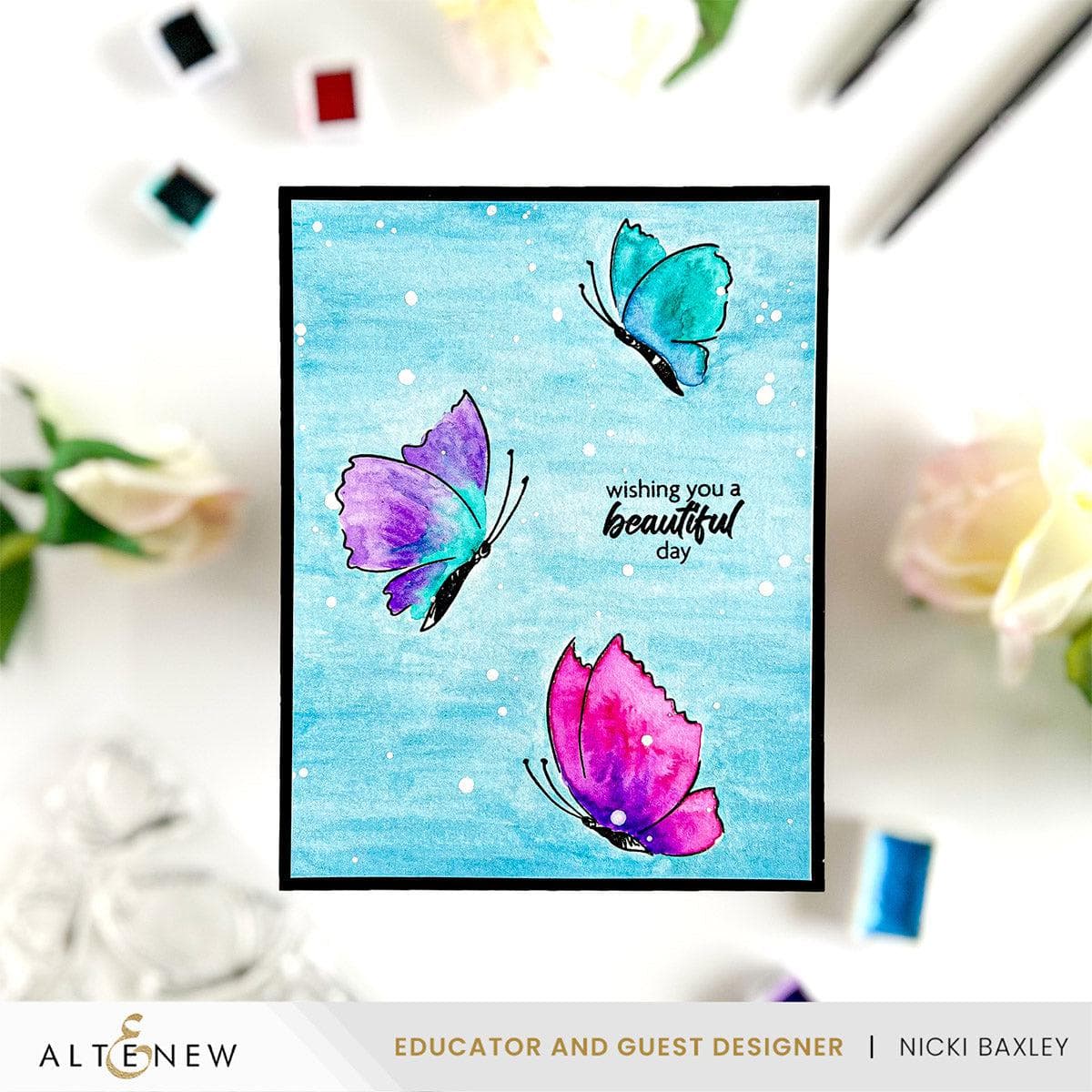 Stamp & Paint Butterflies