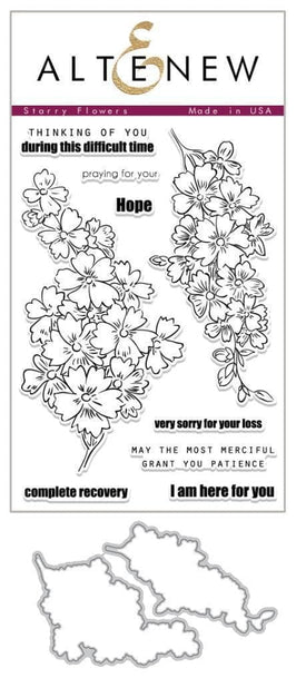 Altenew Stamp & Die Bundle Starry Flowers Stamp & Die Bundle