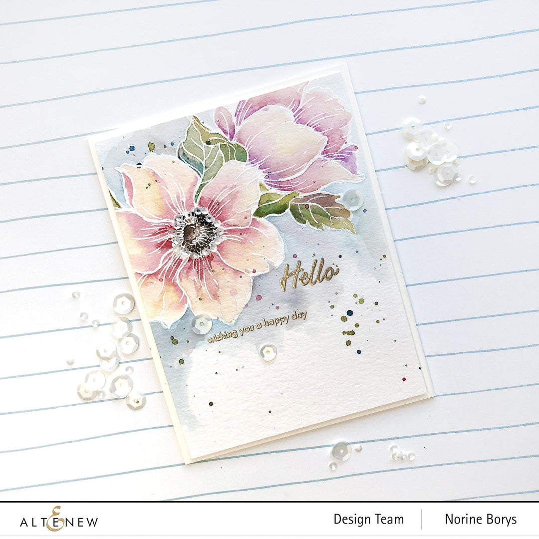 Altenew Stamp & Die Bundle Statement Flowers Stamp & Die Bundle