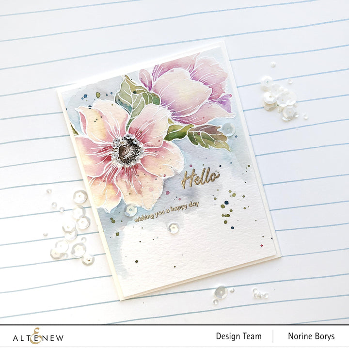 Altenew Stamp & Die Bundle Statement Flowers Stamp & Die Bundle