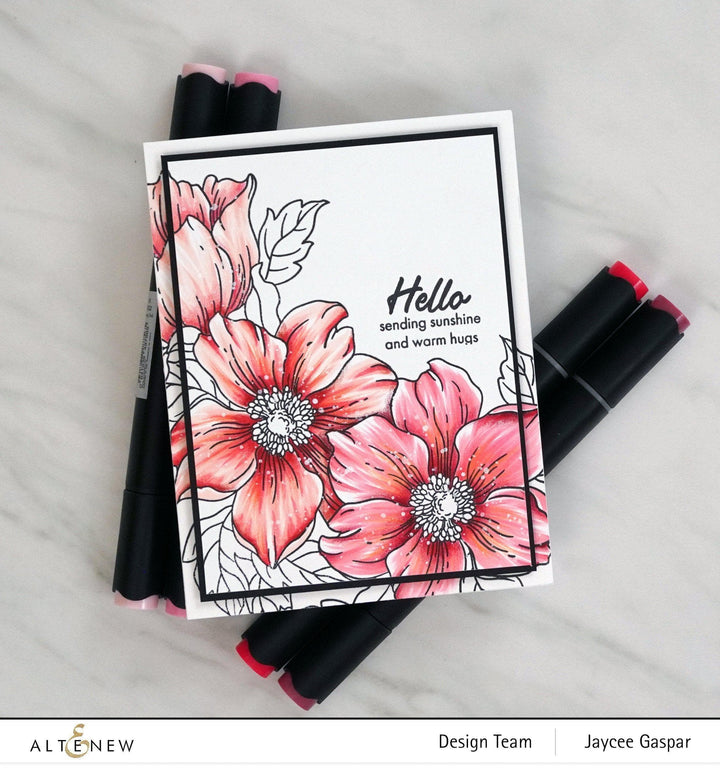 Altenew Stamp & Die Bundle Statement Flowers Stamp & Die Bundle