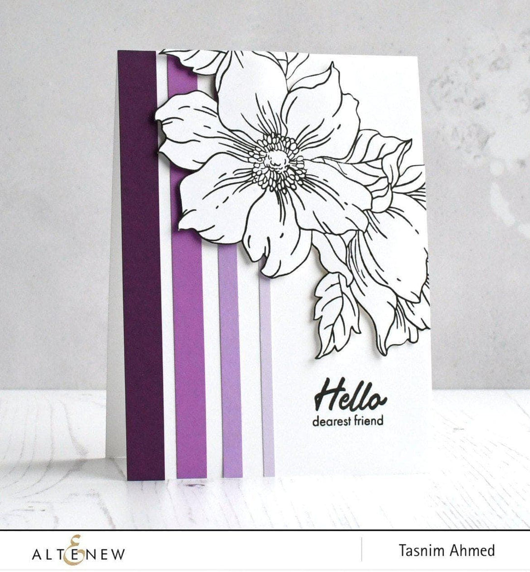 Altenew Stamp & Die Bundle Statement Flowers Stamp & Die Bundle
