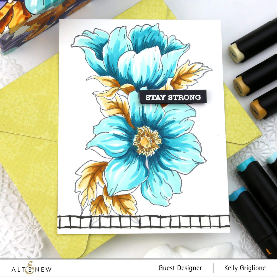 Altenew Stamp & Die Bundle Statement Flowers Stamp & Die Bundle
