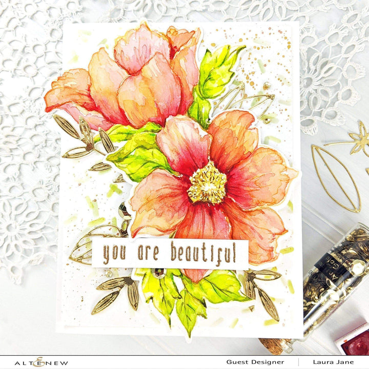 Altenew Stamp & Die Bundle Statement Flowers Stamp & Die Bundle