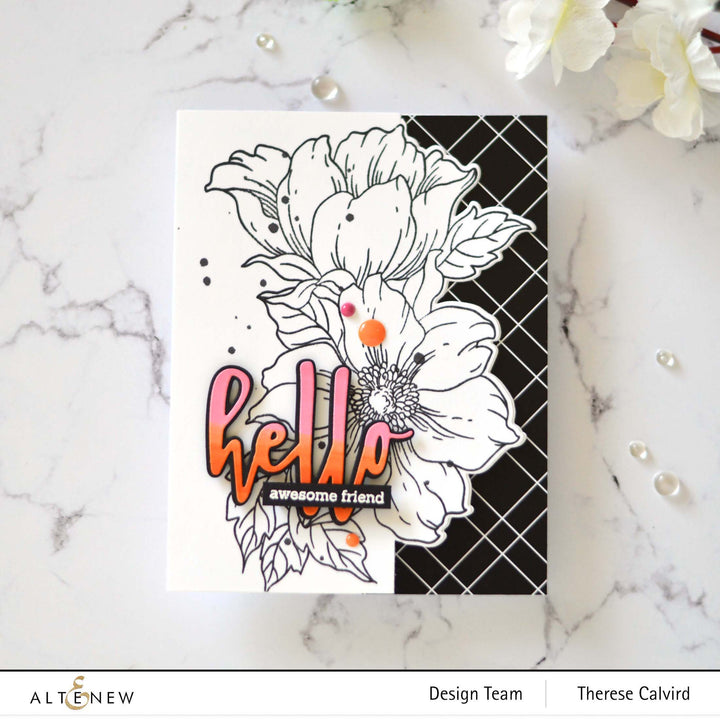 Altenew Stamp & Die Bundle Statement Flowers Stamp & Die Bundle