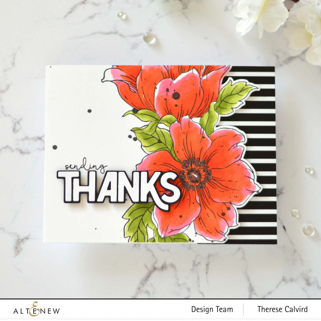 Altenew Stamp & Die Bundle Statement Flowers Stamp & Die Bundle