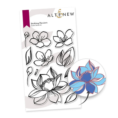 Altenew Stamp & Die Bundle Striking Flowers