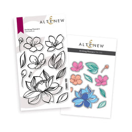 Altenew Stamp & Die Bundle Striking Flowers
