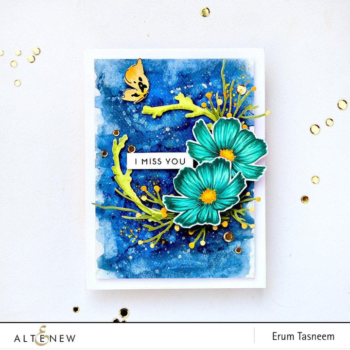 Altenew Stamp & Die Bundle Stunning Cosmos Stamp & Die Bundle