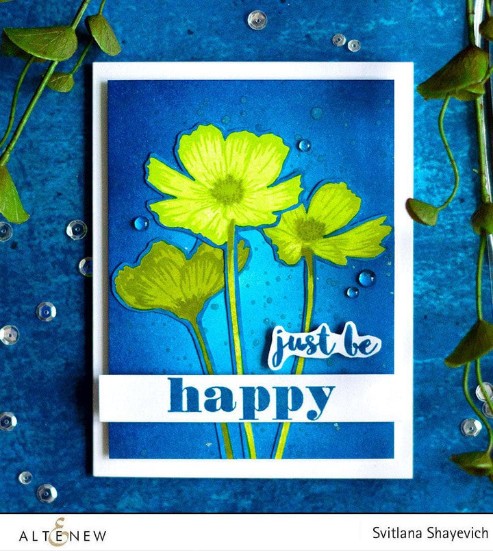 Altenew Stamp & Die Bundle Stunning Cosmos Stamp & Die Bundle