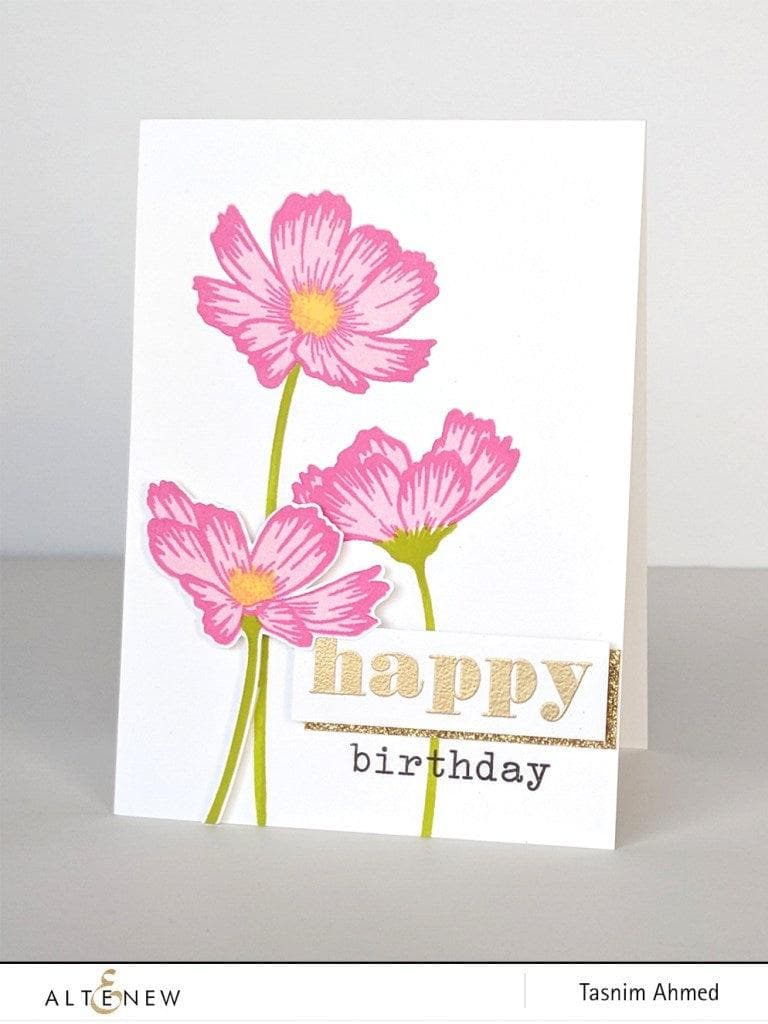 Altenew Stamp & Die Bundle Stunning Cosmos Stamp & Die Bundle