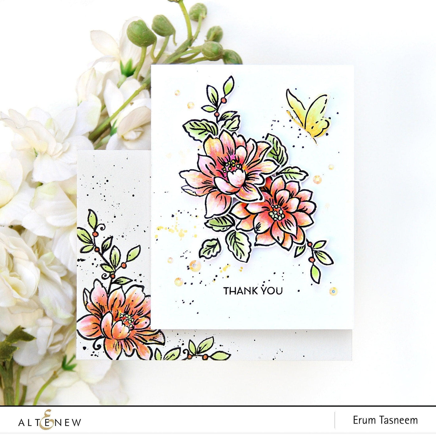 Altenew Stamp & Die Bundle Sunlit Flowers Bundle