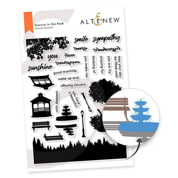 Altenew Stamp & Die Bundle Sunrise In The Park
