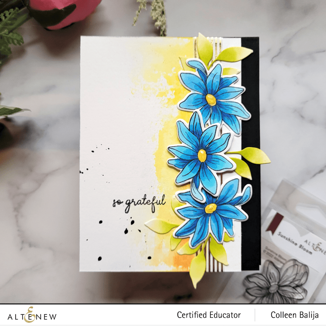 Altenew Stamp & Die Bundle Sunshine Bloom Stamp & Die Bundle