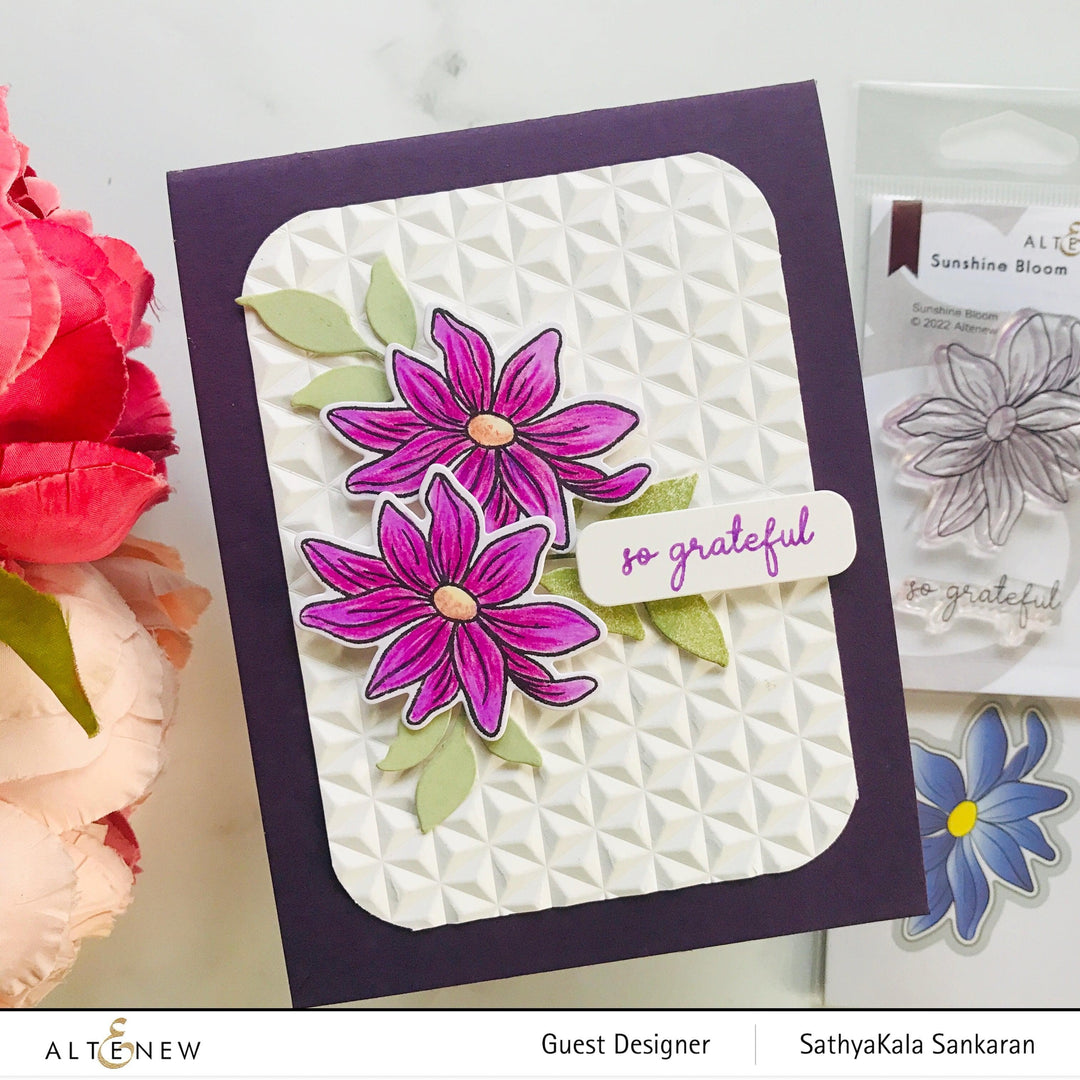 Altenew Stamp & Die Bundle Sunshine Bloom Stamp & Die Bundle