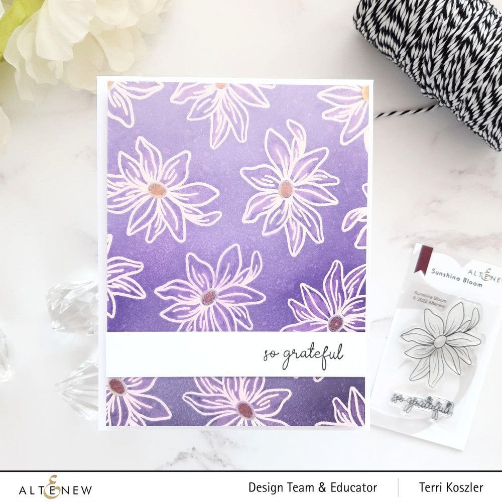 Altenew Stamp & Die Bundle Sunshine Bloom Stamp & Die Bundle
