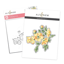 Altenew Stamp & Die Bundle Swamp Buttercup