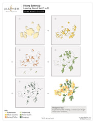 Altenew Stamp & Die Bundle Swamp Buttercup