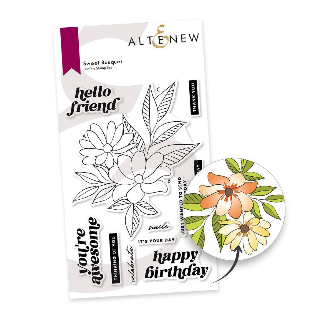 Altenew Stamp & Die Bundle Sweet Bouquet